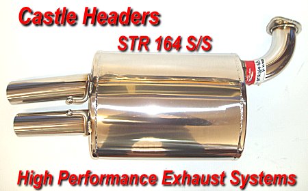 COMMODORE VE V6 & V8 6lt Sedan 2.5in. RH Rear Megaflow Muffl...