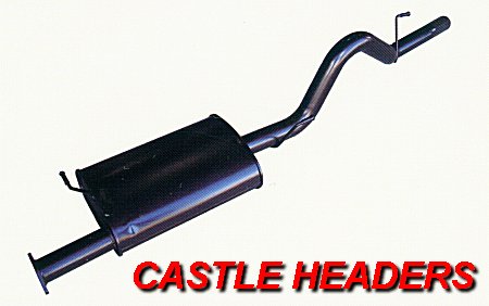 Mitsubishi Triton 3.2L Diesel Muffler and Tail Pipe 2 1/2in.