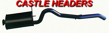 Toyota Hilux 3.0L Diesel Muffler and Tail Pipe 2 1/2in.