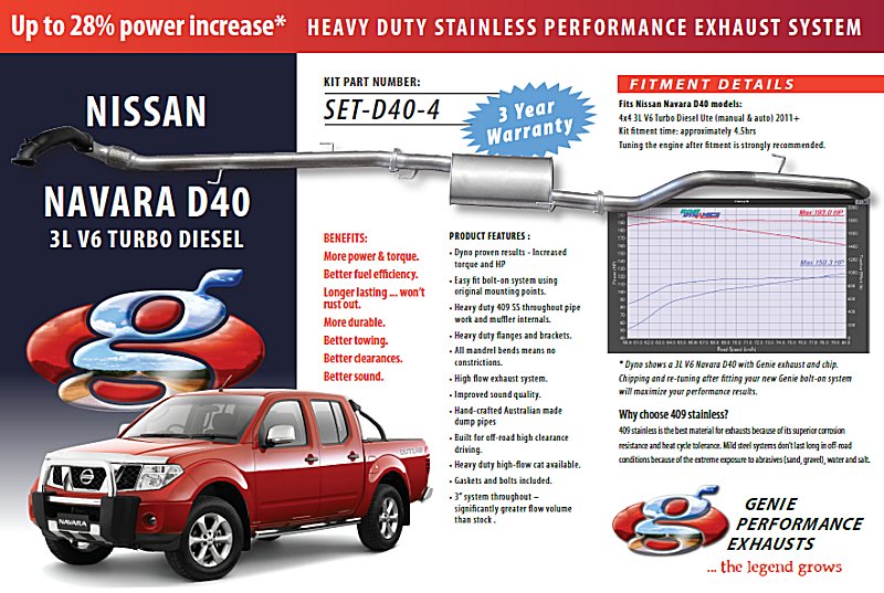 NISSAN NAVARA D40 3.6L V6 Turbo Diesel Manual & Auto 4X4 Ute...