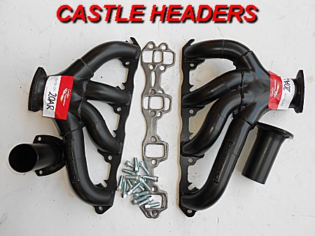 FORD WINDSOR INLINE PIPES DESIGN 1 5/8in. PRIM.