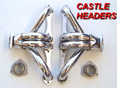 CHEVROLET SMALL BLOCK  POLISHED STAINLESS STEEL 1 5/8in. PRI...