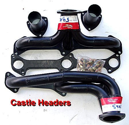 FORD V8 SIDE VALVE BLOCK HUGGERS 1 5/8in PRIMARIES 2 1/2in F...